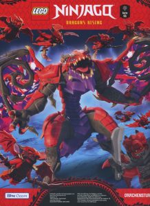 Rückseite des Sammelalbums der Ninjago Serie 10