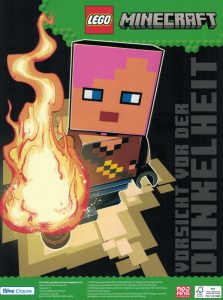 Rückseite des Sammelalbums der LEGO Minecraft TCC3 Sammelkarten