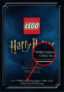 Harry Potter Sammelkarten anhand der Jahreszahl (2022) erkennen